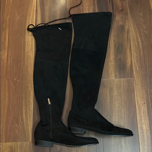 MARC FISHER Black Over-the-Knee Boots Size 9 - Picture 1 of 6